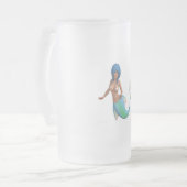 Chope Givrée Sirène avec les cheveux et la queue de turquoise (Devant gauche)