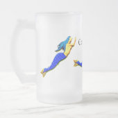 Chope Givrée sirènes à queue bleue sous-marine (Gauche)