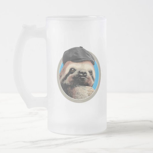 Chope Givrée Sloth (dans Baker Boy casquette) (Gauche)