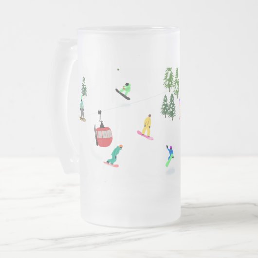 Chope Givrée Snowboard d'hiver moderne Snowboard (Devant gauche)