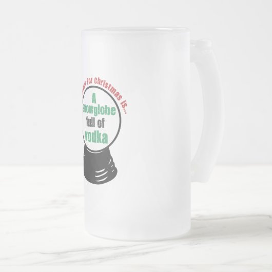 Chope Givrée snowglobe (Devant droit)