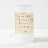 Soigné et humoristique personnalisé 90e anniversai