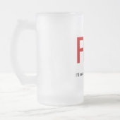 Chope Givrée Soignez votre bière (Gauche)