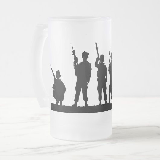 Chope Givrée Soldats simples Silhouette (Devant gauche)