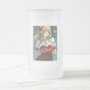 Chope Givrée Soyez ma Saint-Valentin dans le style Manga 33893