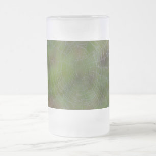 Chope Givrée Spiderweb avec gouttelettes de verre givré Bière M