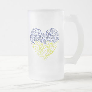 Chope Givrée Spiral tourbillons mehandi coeur drapeau ukrainien