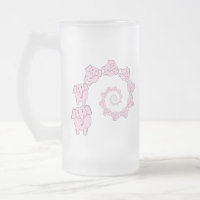 Spirale des éléphants roses. Bande dessinée