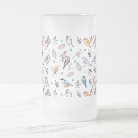 Chope Givrée Spring Birds Pattern (Centre)