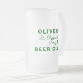 Chope Givrée St Patrick`s day Green Clover Nom (Devant droit)