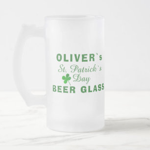 Chope Givrée St Patrick`s day Green Clover Nom