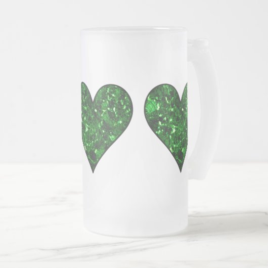 Chope Givrée St. Patrick's Day Emerald Heart (Devant droit)