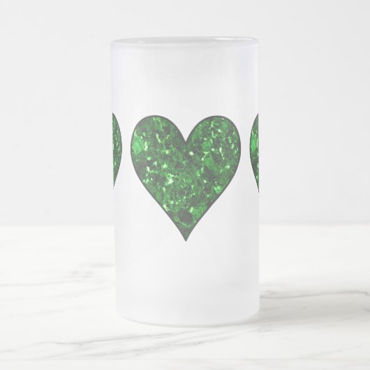 Chope Givrée St. Patrick's Day Emerald Heart (Centre)