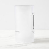 Chope Givrée Stein en verre de bière de Calvin (Centre)