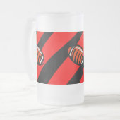 CHOPE GIVRÉE STRIPES ORANGE ET NOIR (Devant gauche)