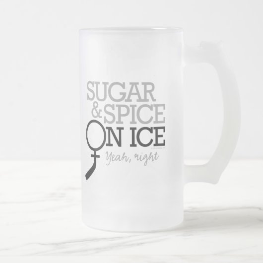 Chope Givrée Sucre et épice sur la glace (Droit)