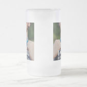 Chope Givrée Superbe papa depuis 20XX Simple Photo Élégante (Centre)