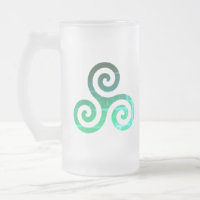 Symbole celtique antique Emerald Triskele