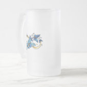 Chope Givrée Symbole infini de papillons Morpho bleus (Devant gauche)