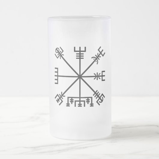 Chope Givrée Symbole Viking Vegvisir (Centre)