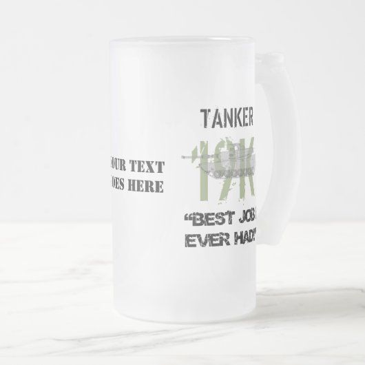 Chope Givrée Tanker - Meilleur job que j'aie jamais eu avec vot (Devant droit)