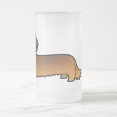 Chope Givrée Teckel de bande dessinée (à cheveux longs) (Centre)