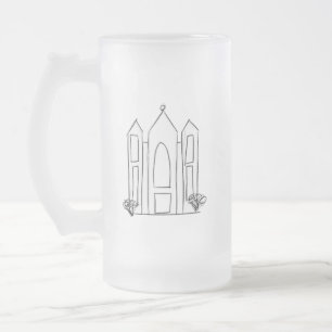 Chope Givrée Temple mormon simple moderne de Salt Lake City LDS