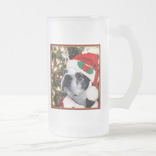 Chope Givrée Terrier de Noël Boston (Droit)