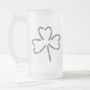 Chope Givrée Texte de l'ingénieur shamrock