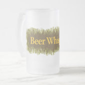 Chope Givrée Texte du Whisperer de bière (Devant gauche)