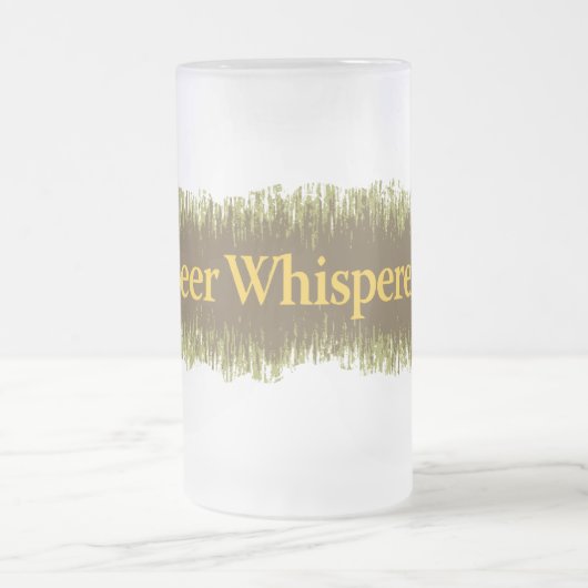 Chope Givrée Texte du Whisperer de bière (Centre)