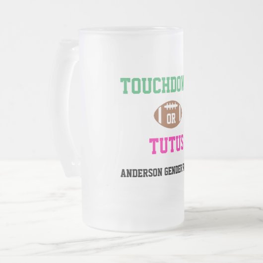 Chope Givrée Touchdowns ou Tutus Genre Reveal (Devant gauche)