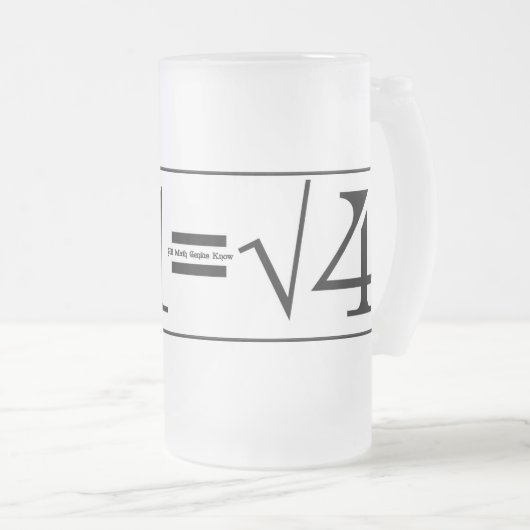 Chope Givrée Tout le génie des maths (Devant droit)