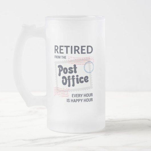 Chope Givrée Travailleur de la poste retraité Mailman Funny (Gauche)