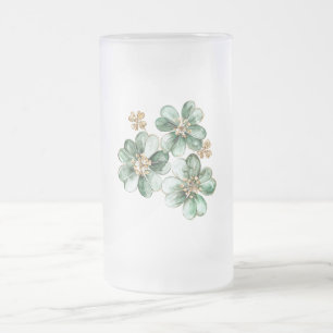 Chope Givrée Trèfle à paillettes vert or jour de la Saint-Patri