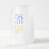 Chope Givrée Trident heraldique ukrainien tryzub étoiles disper (Devant gauche)