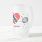 Chope Givrée Trinité-et-Tobago Drapeau & Steelpan avec votre no (Devant droit)