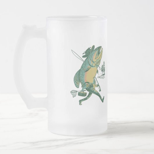 Chope Givrée Truite à tête d'acier dans son pantalon (Gauche)