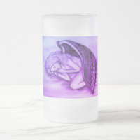 Un Ange endormi sur les nuages des cieux