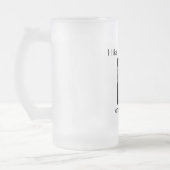 Chope Givrée Une petite tête sur ma bière (Gauche)