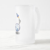 Chope Givrée Vaisseau spatial et globe de bande dessinée (Devant droit)