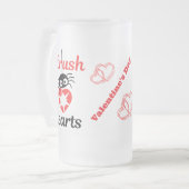 Chope Givrée Valentine's I Crush Hearts mignon araignée | (Devant gauche)