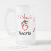 Chope Givrée Valentine's I Crush Hearts mignon araignée | (Gauche)