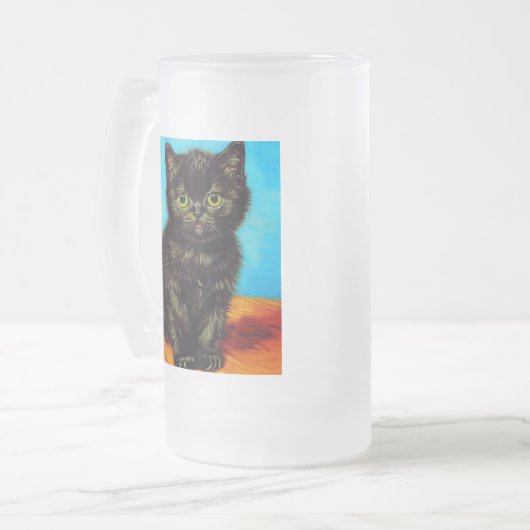 Chope Givrée Van Gogh Style Pouting Kitten (Devant gauche)