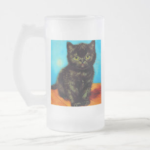 Chope Givrée Van Gogh Style Pouting Kitten