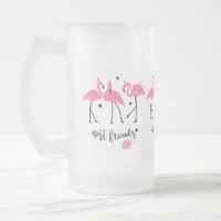 Vecteur rose mignon de prime de flamants