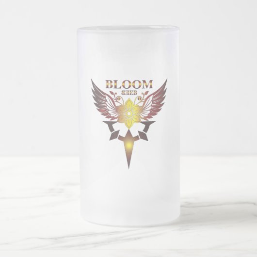 Chope Givrée Verre à bière Bloom (Centre)