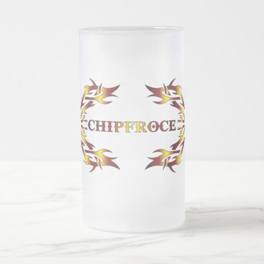 Chope Givrée Verre à bière ChipFroce (Centre)