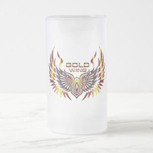 Chope Givrée Verre à bière Gold Wing