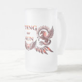 Chope Givrée Verre à bière Wing of Sun (Devant droit)